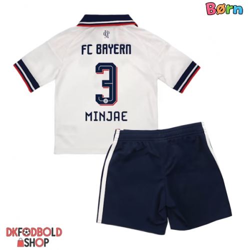 Bayern Munich Kim Min-jae #3 Udebanesæt Børn 2026-27 Kort ærmer (+ korte bukser)